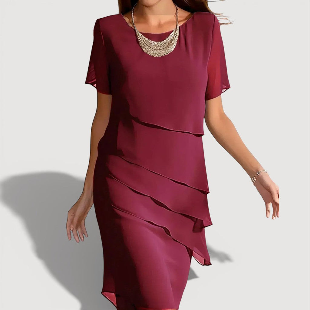 KENDRA – LAYERED MIDI DRESS