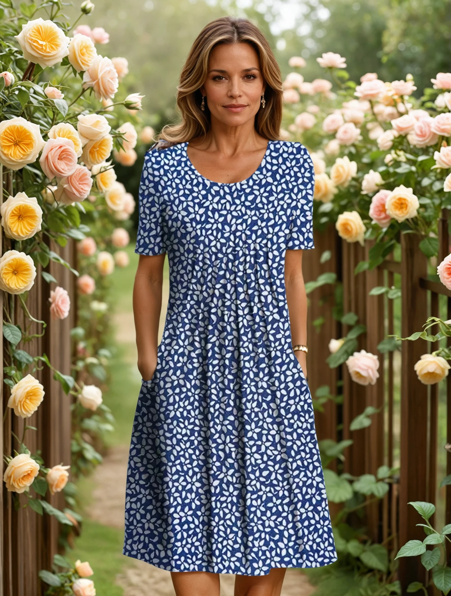 MARIANNE | ELEGANT DRESS WITH TUMMY COVERAGE