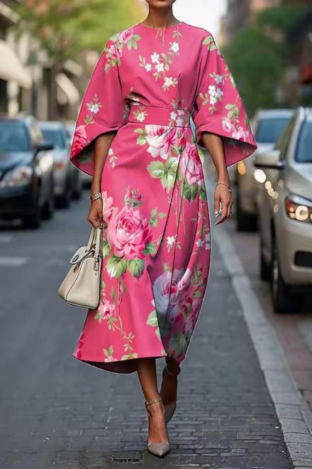 Élisaia | Royal Floral Dress