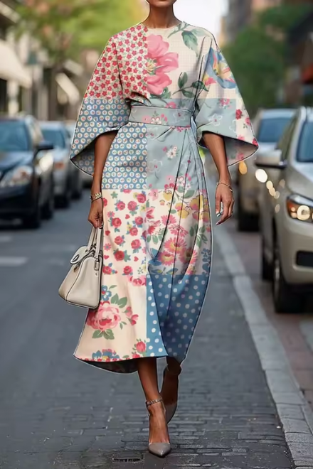 Élisaia | Royal Floral Dress