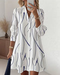 Gabrielle | Elegant Flowing Shirt Dress